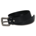 1.5" Wildlife Black Leather Belt